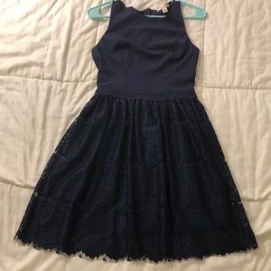 Dark blue dress